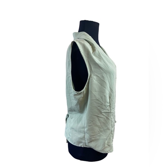 Vintage 80’s Jacklyn Smith Collectibles Light Green Button Up Vest - Picture 9 of 9